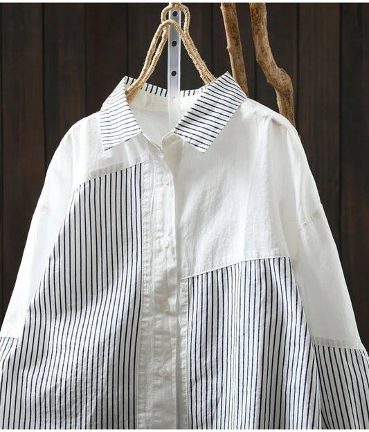 Pure Cotton Women’s Digital Printed Shirt