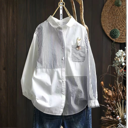 Pure Cotton Women’s Digital Printed Shirt