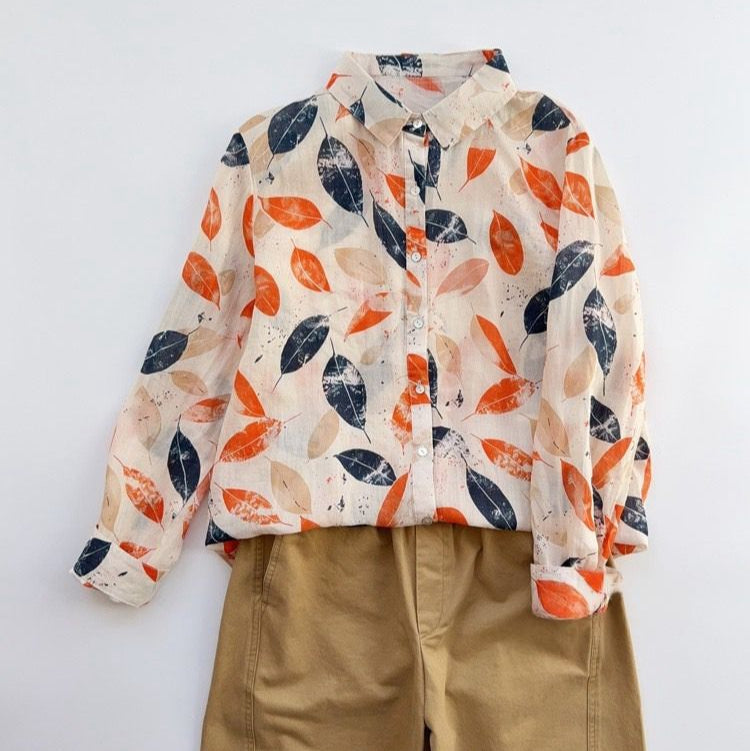 Pure Cotton Printed Full Sleeve Casual Shirt