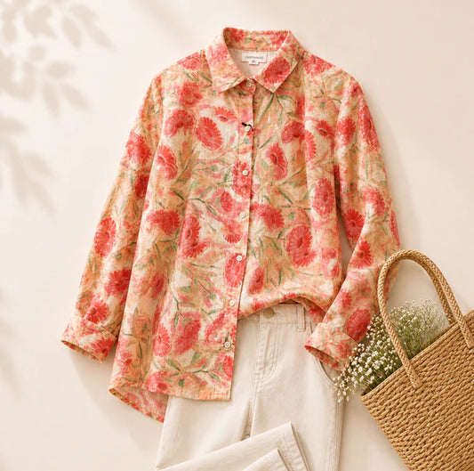 Pure Cotton Printed Full Sleeve Casual Shirt